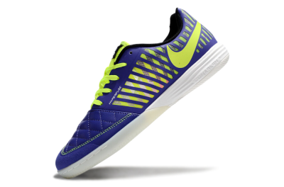 Nike Lunar Gato 2 IC Indoor & Futsal Soccer Shoes - Blue/Yellow/White