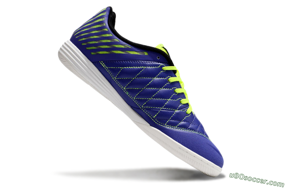 Nike Lunar Gato 2 IC Indoor & Futsal Soccer Shoes - Blue/Yellow/White 4