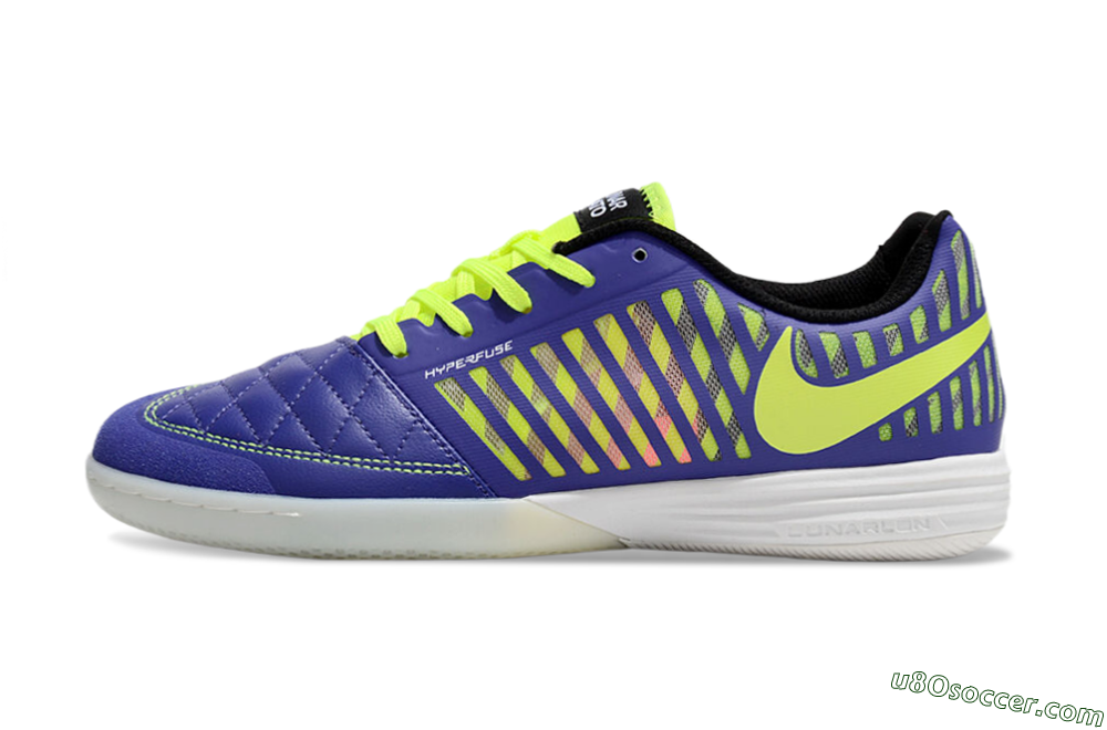 Nike Lunar Gato 2 IC Indoor & Futsal Soccer Shoes - Blue/Yellow/White 2