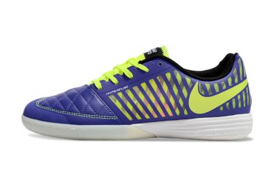 Nike Lunar Gato 2 IC Indoor & Futsal Soccer Shoes - Blue/Yellow/White