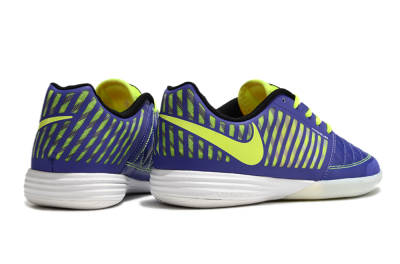 Nike Lunar Gato 2 IC Indoor & Futsal Soccer Shoes - Blue/Yellow/White