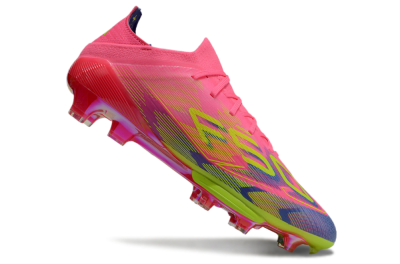 Adidas F50 Elite Lightstrike Pro FG Firm Ground Soccer Cleats - Pink/Blue/Yellow