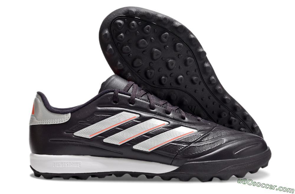 Adidas Copa Pure 3 TF Artificial Turf Soccer Shoes - Black/Silver/White 1