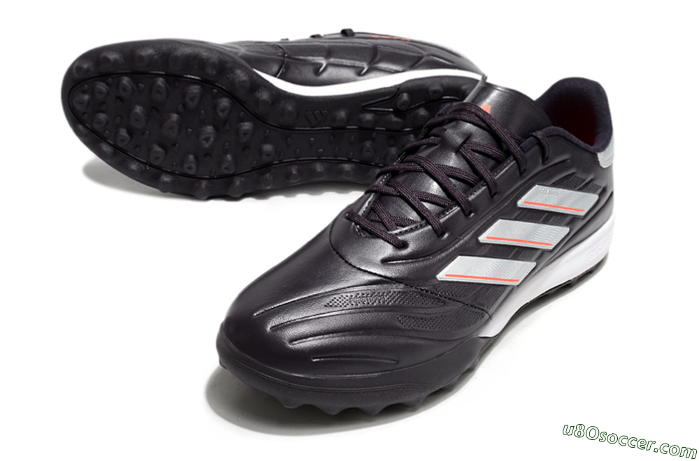 Adidas Copa Pure 3 TF Artificial Turf Soccer Shoes - Black/Silver/White 3