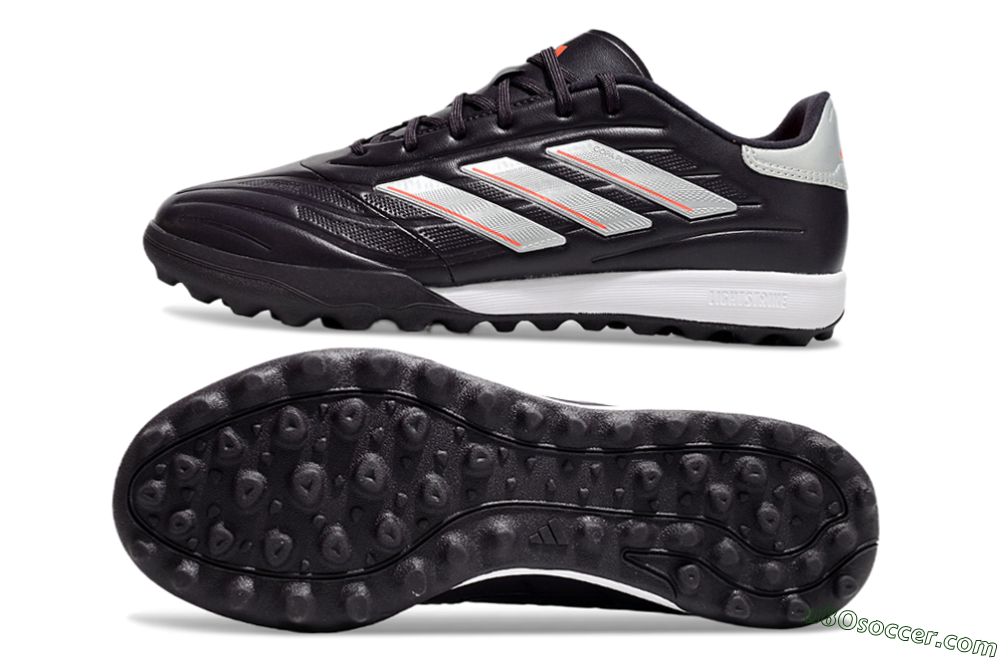 Adidas Copa Pure 3 TF Artificial Turf Soccer Shoes - Black/Silver/White 0