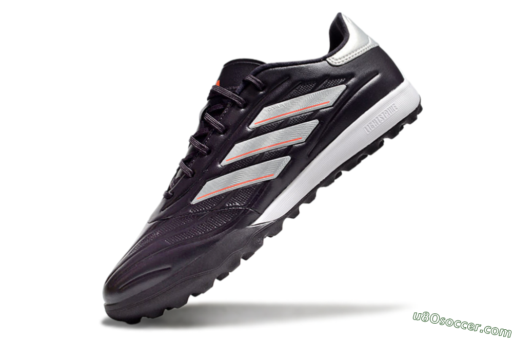Adidas Copa Pure 3 TF Artificial Turf Soccer Shoes - Black/Silver/White 5