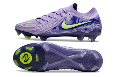 Nike Phantom Luna Elite FG Firm Ground Soccer Cleats - Purple/Yellow/White