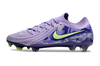 Nike Phantom Luna Elite FG Firm Ground Soccer Cleats - Purple/Yellow/White