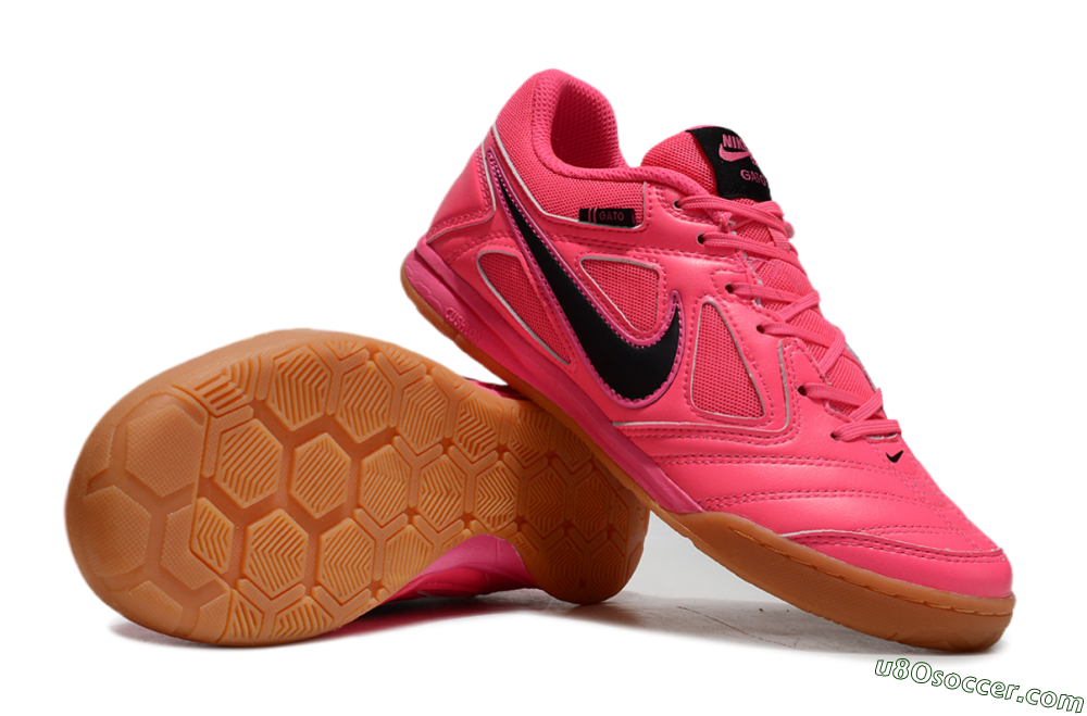 Supreme x Nike SB Gato IC Indoor & Futsal Soccer Shoes - Red/Black/Brown 0