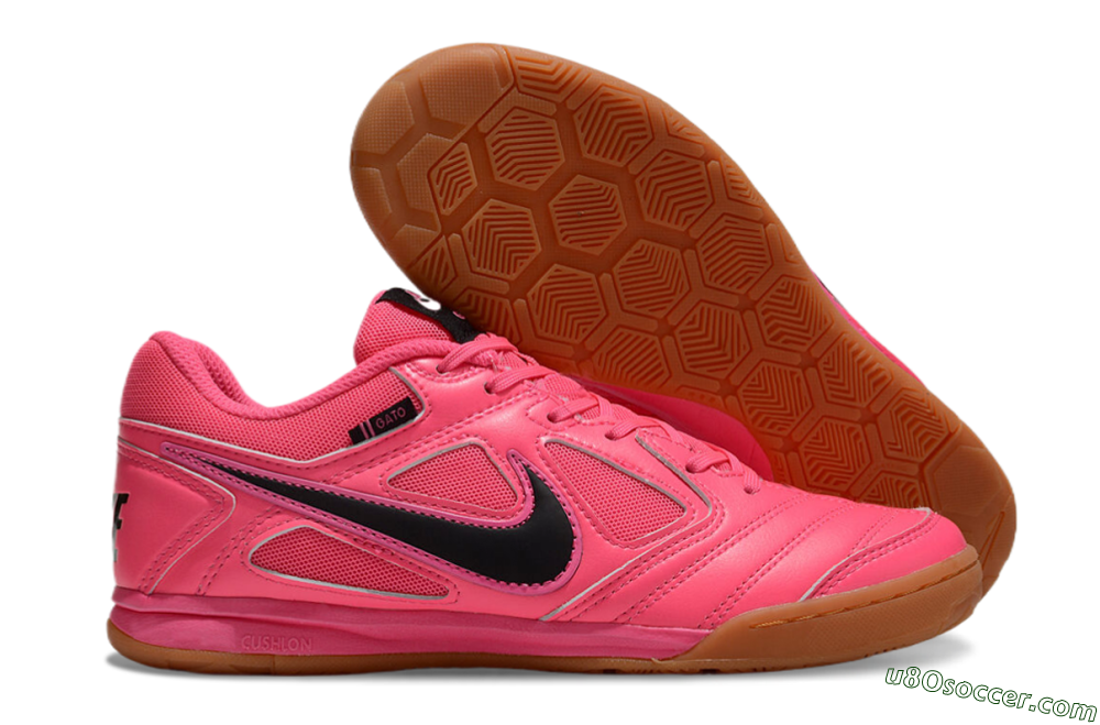 Supreme x Nike SB Gato IC Indoor & Futsal Soccer Shoes - Red/Black/Brown 1