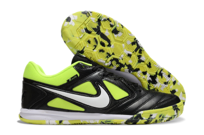Supreme x Nike SB Gato IC Indoor & Futsal Soccer Shoes - Black/Yellow/White