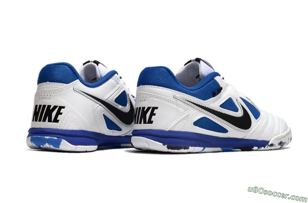 Supreme x Nike SB Gato IC Indoor & Futsal Soccer Shoes - White/Blue/Black 6
