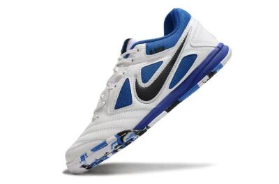 Supreme x Nike SB Gato IC Indoor & Futsal Soccer Shoes - White/Blue/Black