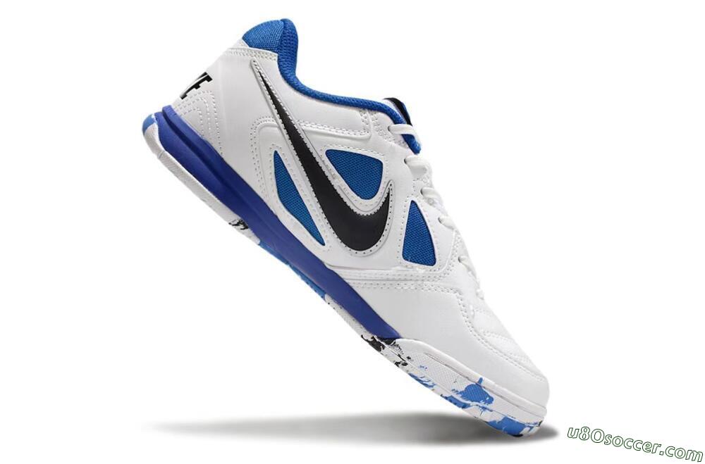 Supreme x Nike SB Gato IC Indoor & Futsal Soccer Shoes - White/Blue/Black 4