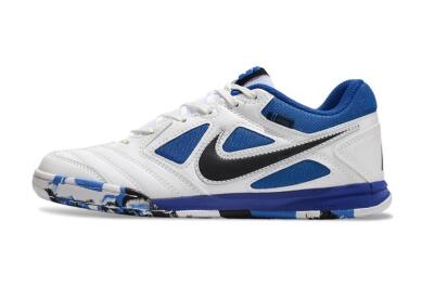 Supreme x Nike SB Gato IC Indoor & Futsal Soccer Shoes - White/Blue/Black