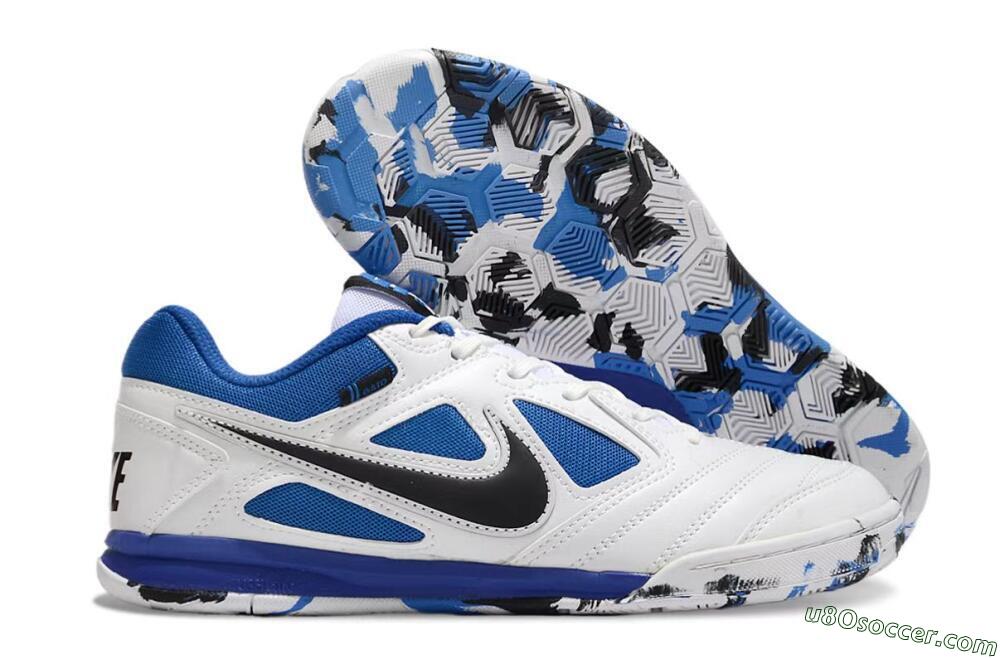 Supreme x Nike SB Gato IC Indoor & Futsal Soccer Shoes - White/Blue/Black 1