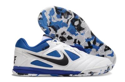 Supreme x Nike SB Gato IC Indoor & Futsal Soccer Shoes - White/Blue/Black
