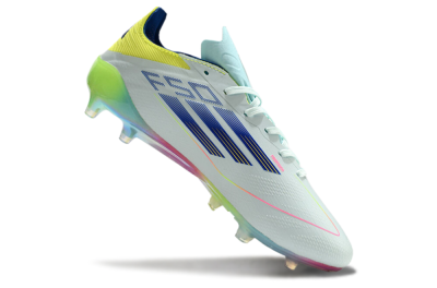 Adidas F50 Elite AG Artificial Grass Soccer Cleats - Jade/Blue/Yellow