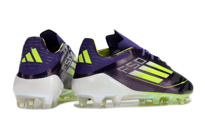 Adidas F50 Elite AG Artificial Grass Soccer Cleats - Purple/Yellow/White