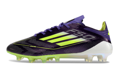 Adidas F50 Elite AG Artificial Grass Soccer Cleats - Purple/Yellow/White