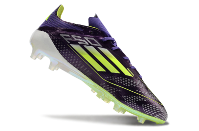 Adidas F50 Elite AG Artificial Grass Soccer Cleats - Purple/Yellow/White