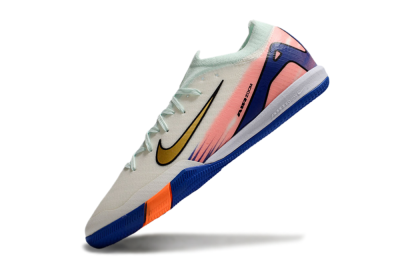 Nike Air Zoom Mercurial Vapor 16 Elite IC Indoor & Futsal Soccer Shoes - Jade/Gold/Pink/Blue