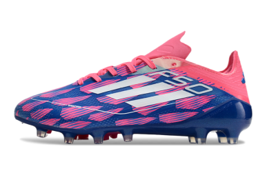 Adidas F50 Elite AG Artificial Grass Soccer Cleats - Blue/Pink/White