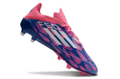 Adidas F50 Elite AG Artificial Grass Soccer Cleats - Blue/Pink/White