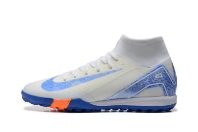 Nike Air Zoom Mercurial Superfly 10 Elite TF Artificial Turf Soccer Shoes - Beige/Black/White