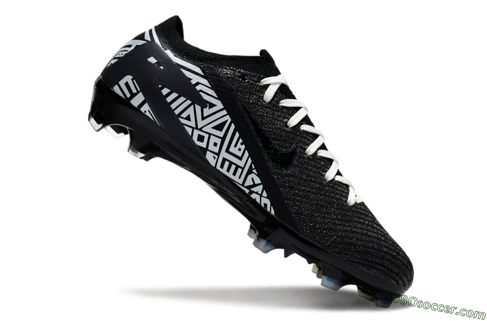 Nike Air Zoom Mercurial Vapor 16 Elite FG Firm Ground Soccer Cleats - Black/White/Blue 4