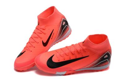 Nike Air Zoom Mercurial Superfly 10 Elite TF Artificial Turf Soccer Shoes - Pink/Black/Grey