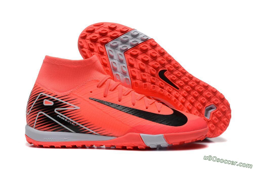 Nike Air Zoom Mercurial Superfly 10 Elite TF Artificial Turf Soccer Shoes - Pink/Black/Grey 1