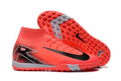 Nike Air Zoom Mercurial Superfly 10 Elite TF Artificial Turf Soccer Shoes - Pink/Black/Grey