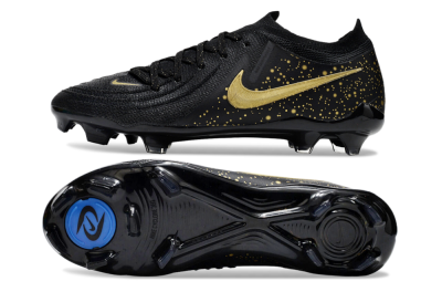 Nike Phantom Luna Elite FG Firm Ground Soccer Cleats - Black/Gold