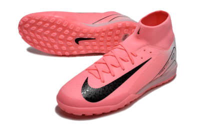 Nike Air Zoom Mercurial Superfly 10 Elite TF Artificial Turf Soccer Shoes - Pink/Black/Grey