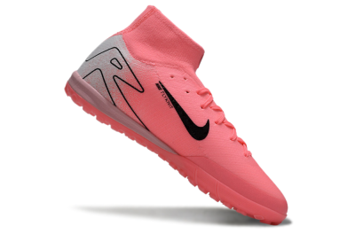 Nike Air Zoom Mercurial Superfly 10 Elite TF Artificial Turf Soccer Shoes - Pink/Black/Grey