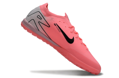 Nike Air Zoom Mercurial Vapor 16 Elite TF Artificial Turf Soccer Shoes - Pink/Black/Silver