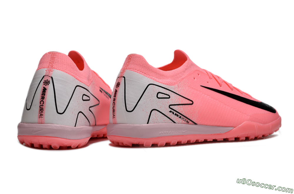 Nike Air Zoom Mercurial Vapor 16 Elite TF Artificial Turf Soccer Shoes - Pink/Black/Silver 6