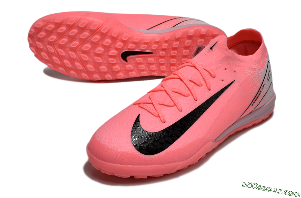 Nike Air Zoom Mercurial Vapor 16 Elite TF Artificial Turf Soccer Shoes - Pink/Black/Silver 3