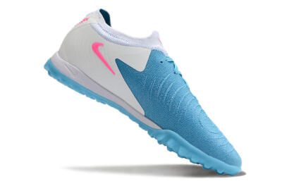 Nike Phantom GX 2 Elite TF Artificial Turf Soccer Shoes - Blue/White/Pink