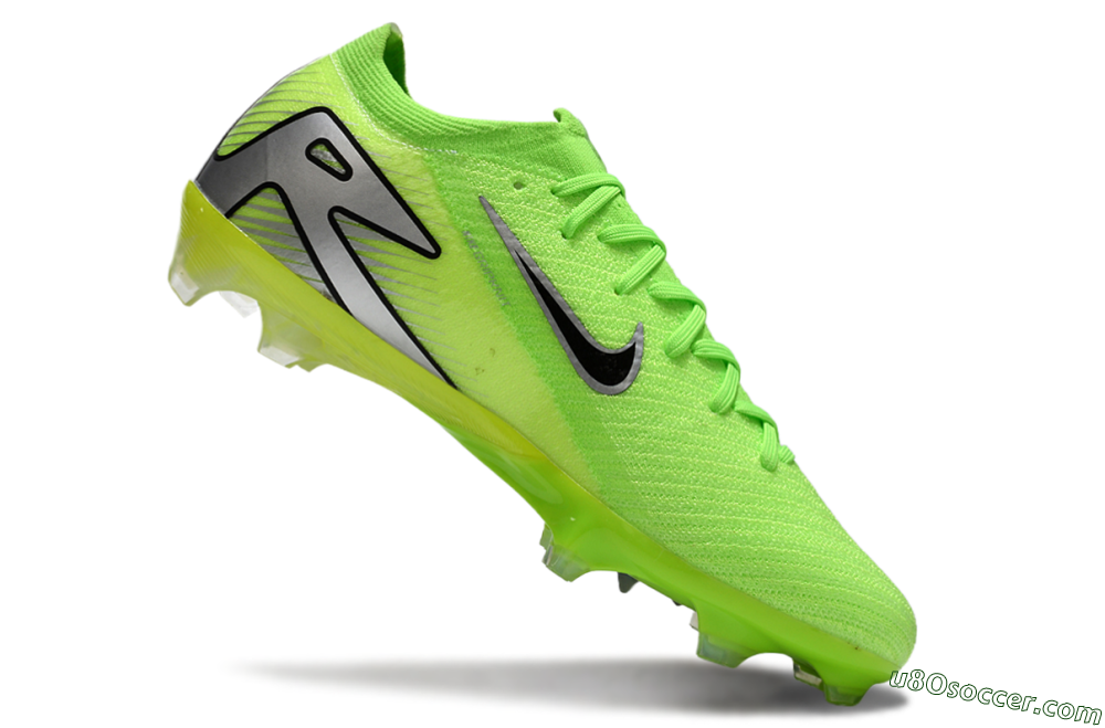 Nike Air Zoom Mercurial Vapor 16 Elite FG Firm Ground Soccer Cleats - Yellow/Black/Silver 4