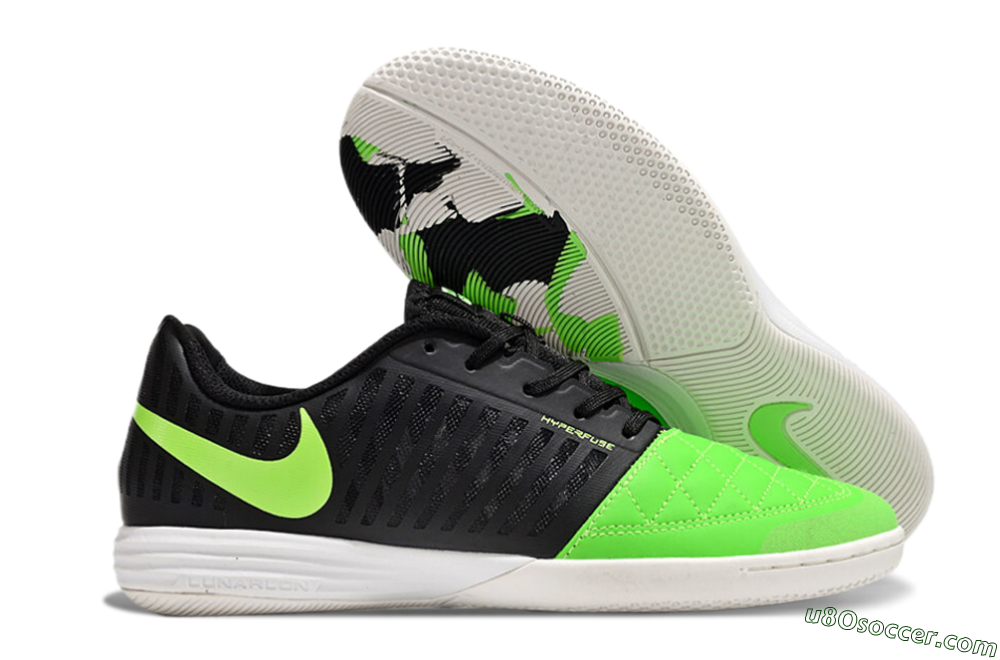 Nike Lunar Gato 2 IC Indoor & Futsal Soccer Shoes - Yellow/Black/White 1