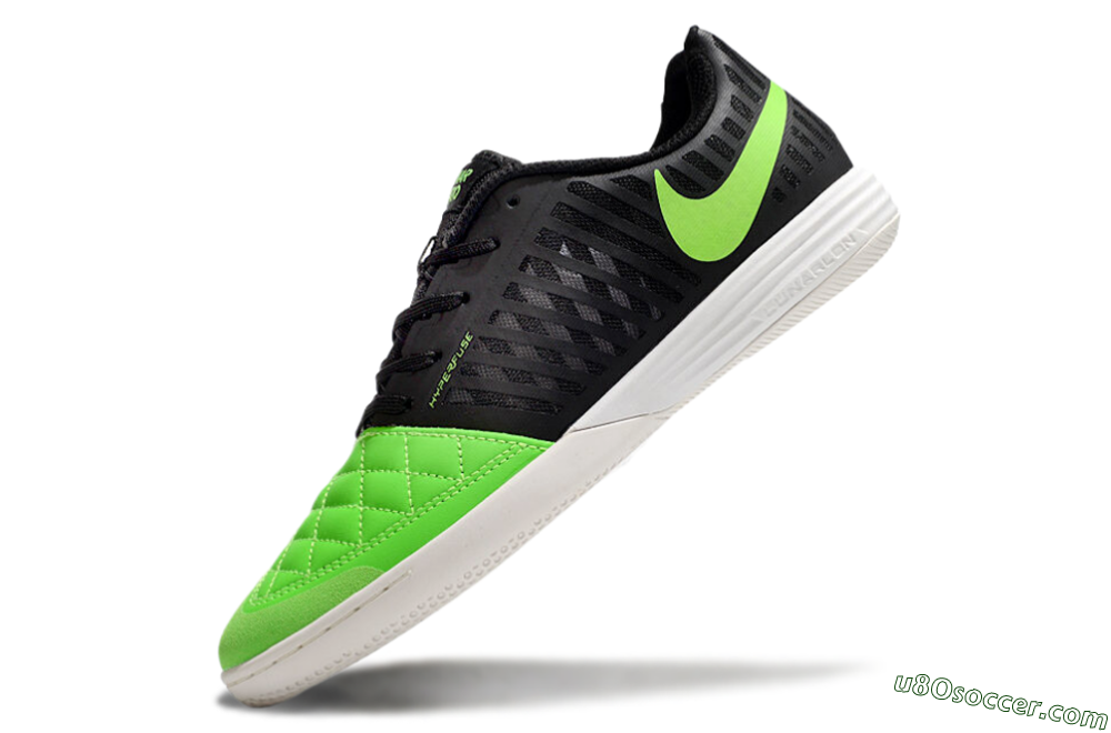 Nike Lunar Gato 2 IC Indoor & Futsal Soccer Shoes - Yellow/Black/White 5