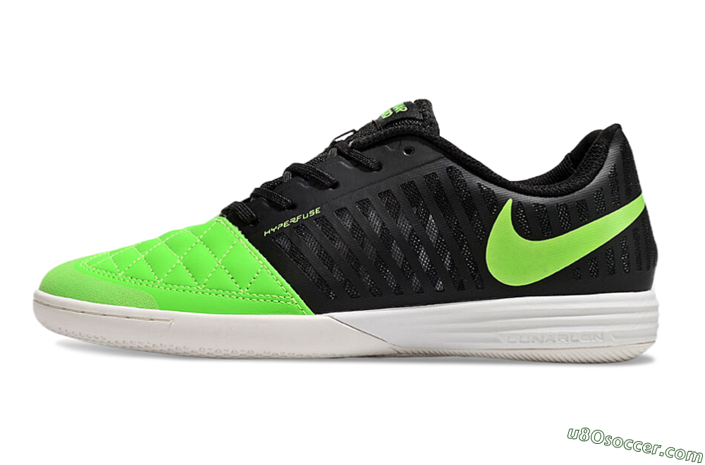 Nike Lunar Gato 2 IC Indoor & Futsal Soccer Shoes - Yellow/Black/White 2