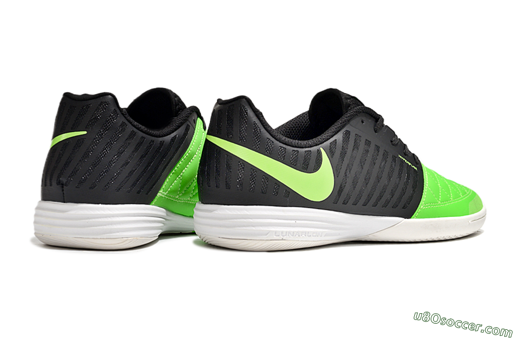 Nike Lunar Gato 2 IC Indoor & Futsal Soccer Shoes - Yellow/Black/White 6