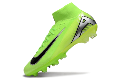 Nike Air Zoom Mercurial Superfly 10 Elite AG Artificial Grass Soccer Cleats - Yellow/Silver/Black