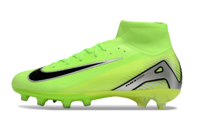Nike Air Zoom Mercurial Superfly 10 Elite AG Artificial Grass Soccer Cleats - Yellow/Silver/Black