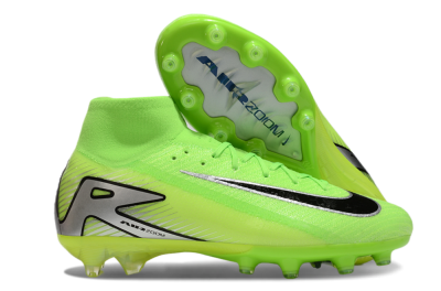 Nike Air Zoom Mercurial Superfly 10 Elite AG Artificial Grass Soccer Cleats - Yellow/Silver/Black