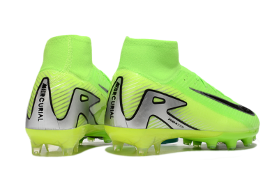 Nike Air Zoom Mercurial Superfly 10 Elite AG Artificial Grass Soccer Cleats - Yellow/Silver/Black