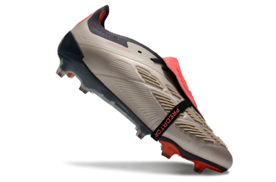 Adidas Predator Elite Foldover Tongue FG Firm Ground Soccer Cleats - Brown/Red/Black